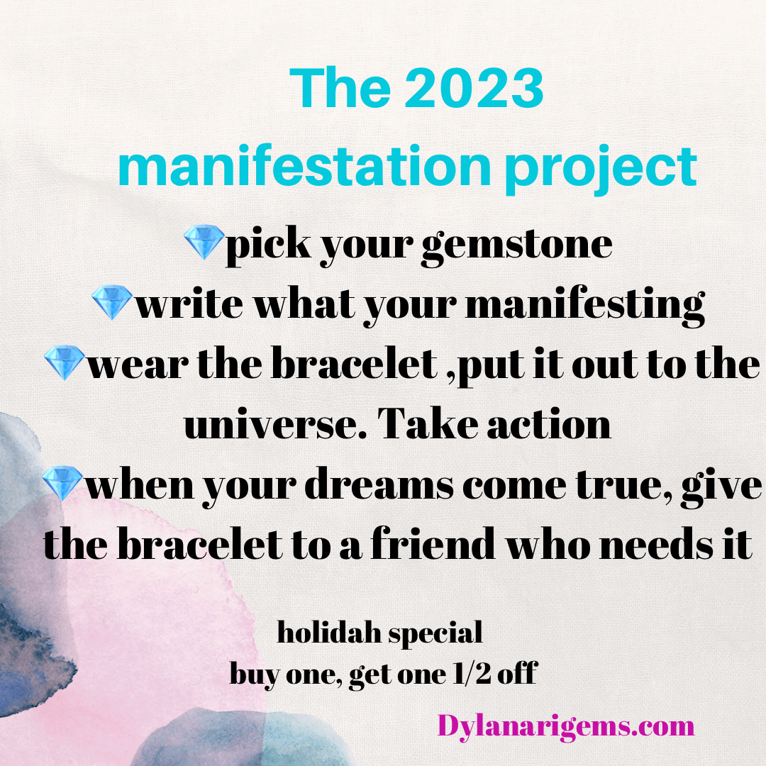 The manifestation project bracelet